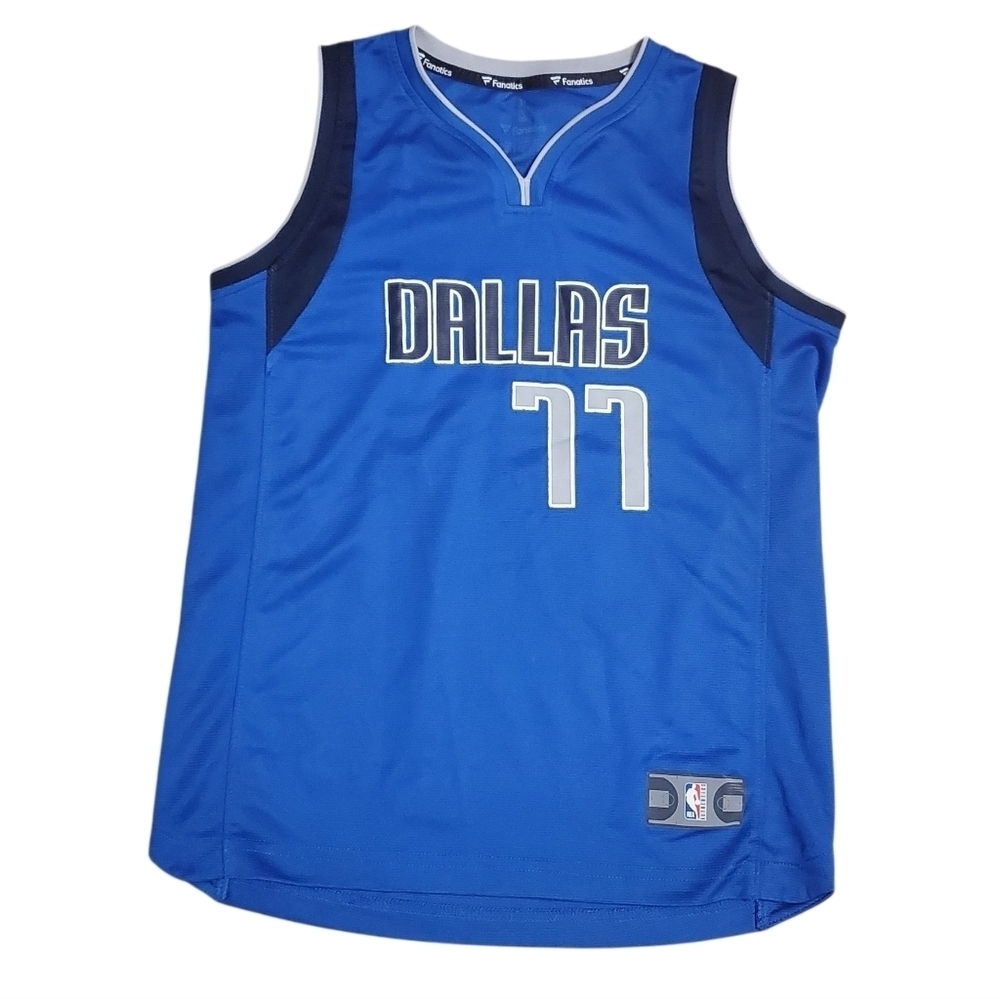 NBA Fanatics Dallas Mavericks Luka Dončić Youth Boy's Basketball Jersey M